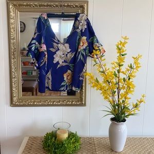 Zara Cropped Floral Blouse